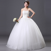 2014新款 金贝丽婚纱礼服 抹胸婚纱礼服 dress 韩版 时尚 Wedding