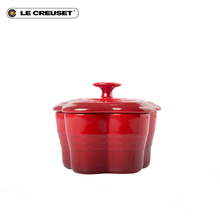 甜品 法国 陶瓷 酷彩 有盖花形烤罐 CREUSET