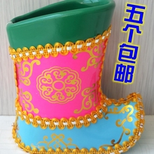 包邮 内蒙古族工艺品饰品 可批 小靴子笔筒小号5个 蒙古族工艺品