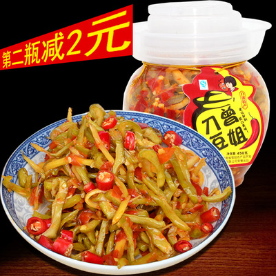 湖南新化味道 农家菜坛子菜 曾姐刀豆450克 酱腌菜 酱菜下饭菜