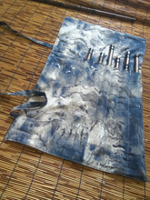 山水 双层箫包箫笛子包袋尺八篠笛袋背带可定制 多只装 荼蘼