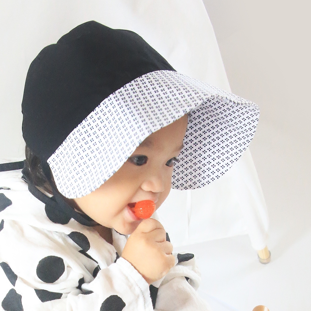 宝宝帽子1-2岁夏天空顶鸭舌帽男女无顶遮阳护