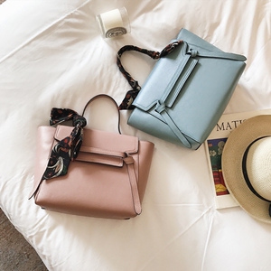 复古手提包通勤丝巾单肩斜挎包