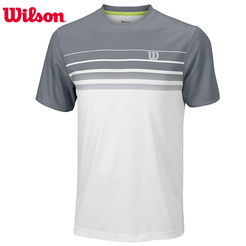 Wilson/威尔胜 男子网球T恤夏季 男运动服 短袖 polo衫 WRA745501