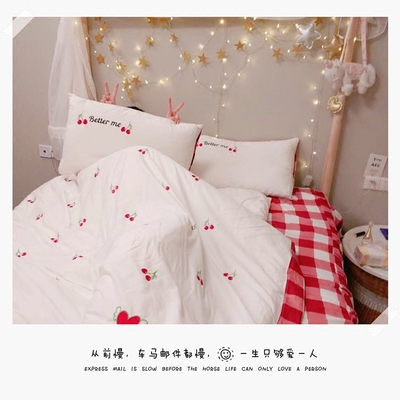 刺绣款床单官方旗舰店