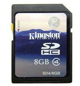 金士顿SD卡8g内存卡相机卡SDHCclass4存储卡sdhc8g