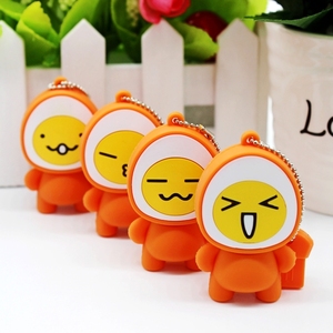 雪岩卡通萌表情16gu盘可爱创意卤蛋U盘包邮个性礼品u盘16g么么哒