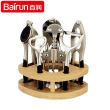厨具套装 厨房小工具 开瓶器 核桃钳 压蒜器 百润厨具七件套