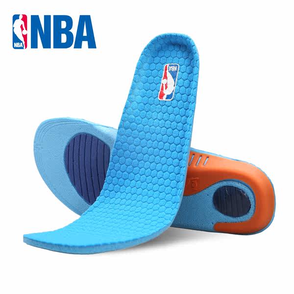 NBA鞋垫透气吸汗男士跑步篮球运动鞋垫男减震防臭除臭军训鞋垫