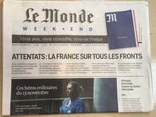 法国原版法文法语老旧报纸外文期刊杂志过期