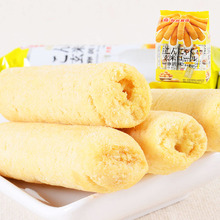 台湾零食品 北田玄米口蒟蒻糙米卷蛋黄味160g进口休闲小吃能量棒