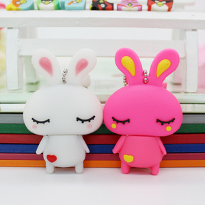 雪岩u盘16g卡通16gu盘可爱兔子U盘个性创意迷你乖乖米菲兔u盘16g