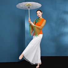 现代古典秧歌服演出服伞舞民族舞蹈成人套装 女2019新款 广场舞服装
