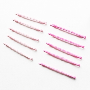 韩版可爱边夹糖果钢夹一字夹