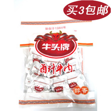 贵州特产 牛头牌牛肉干 卤汁牛肉112克 醇香味 袋装零食 3袋包邮