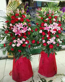 开业花篮达川地区达县宣汉县大竹县鲜花速递同城花店摆件礼物礼品