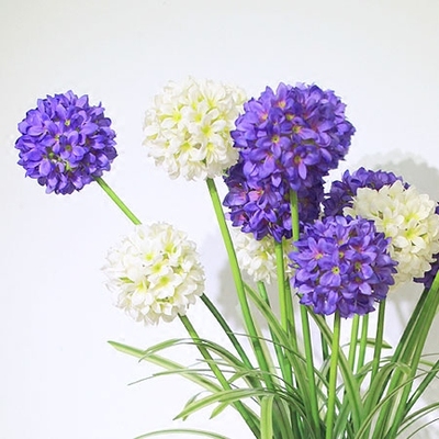 花艺仿真花客厅落地摆放花艺图片