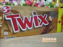英国产 Twix特脆迷你焦糖巧克力*50g 300g 6小包2条装