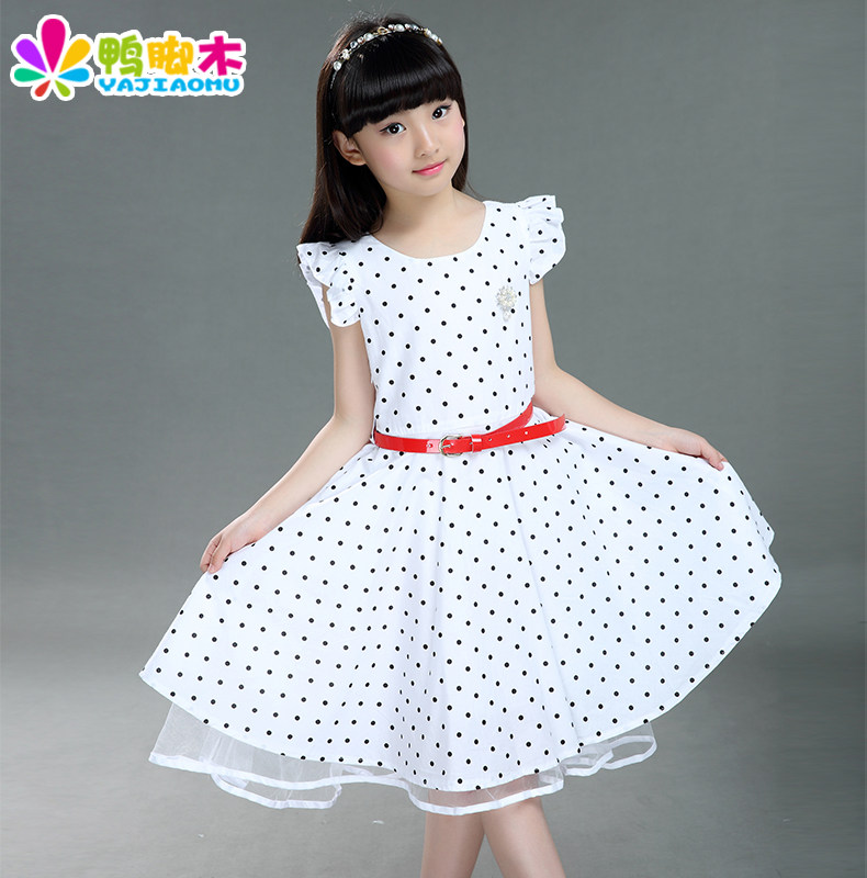 8夏装6女童连衣裙7少女孩夏季衣服11小学生1