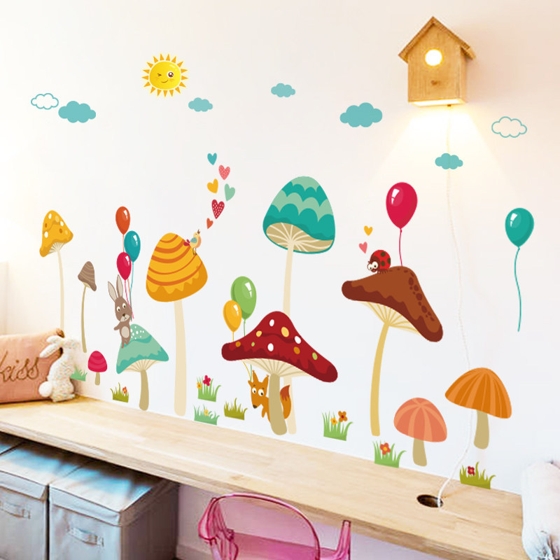 ���ο�ͨ��ͯ����ɫĢ��װ��Ʒǽ��ֽMM6036