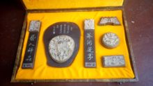 工艺品 墨宝 化石 三叶虫 文房四宝 燕子石 古生物