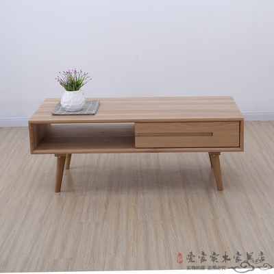 北欧白橡木全实木茶几打折促销