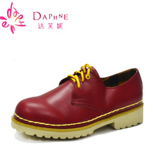 Daphne/达芙妮新款专柜货时尚休闲系带低跟学生女单鞋1516201031