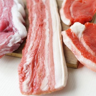 仿真五花肉块 lmdec仿真食物模型假猪肉专柜陈列装饰品道具果蔬