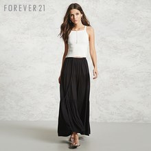 时尚系带长裙半身裙女 Forever21