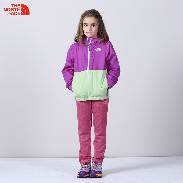 换货专用-联系客服  北面女童轻薄连帽皮肤衣儿童防风