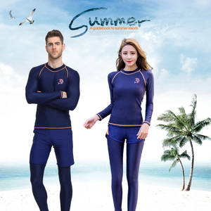 韩版连体防晒潜水服
