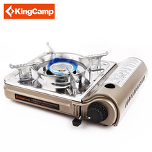 KingCamp户外便携卡式炉超薄带挡风板烧烤炉野餐燃气瓦斯灶KG2761