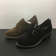 粗中跟深口女单鞋 17秋季新品 真皮女鞋 queen原单外贸断码 tommy