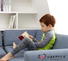 现货韩国进口童装代购 2014秋款正品新款 男童家居服内衣套装MLS