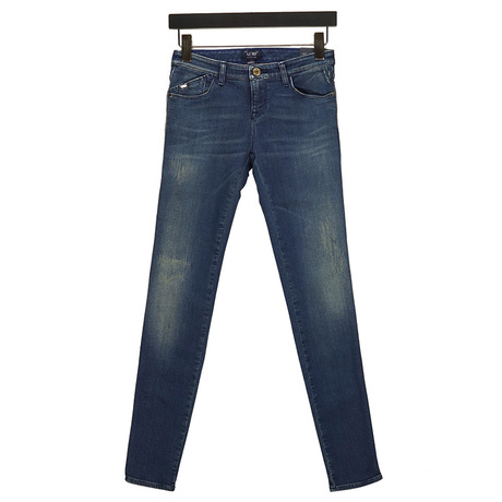 ARMANI阿玛尼 AJ系列正品 秋冬女士纯色牛仔裤 6X5J06-5D06Z商品大图