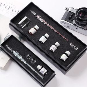 学生玻璃蘸水笔套装