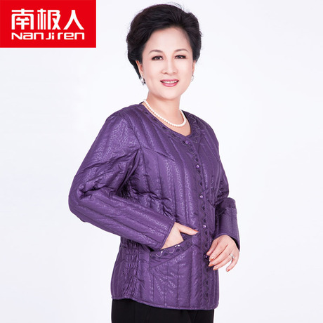南极人中老年羽绒服女内胆短款内穿大码老人妈妈轻薄冬装反季断码商品大图