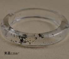 免邮 内径59mm 天然绿幽灵水晶手镯