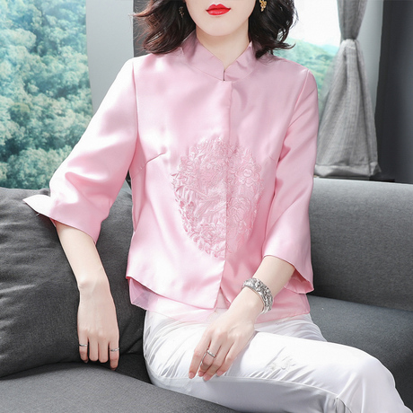 汉服秋季新款女改良版旗袍上衣中国风禅服少女日常唐装外套商品大图