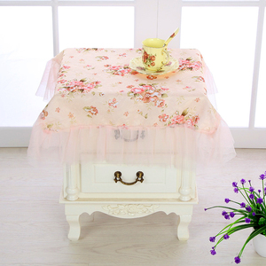 布艺床头柜盖布防尘罩