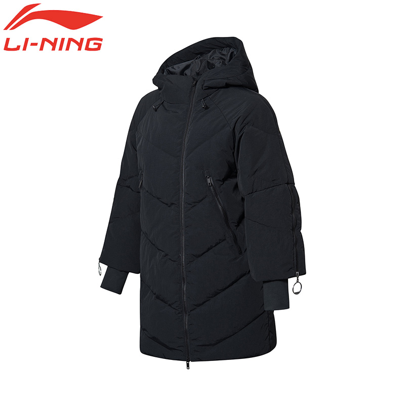 Li Ning Down jacket Women's 2018 winter new basketball series Women's waterproof warm duck down long Down jacket