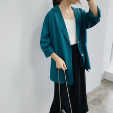 西装外套女韩版宽松2019新款防晒衫小西服薄款时尚气质休闲上衣