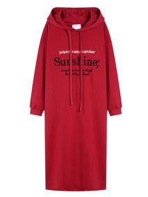 2018秋装新款韩版宽松卫衣裙女中长款打底裙