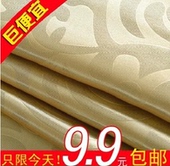 韩式欧式 包邮 简易压花窗帘布料成品全遮阳光田园客厅定制 防晒新款