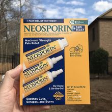 美国Neosporin消毒抗菌消炎膏药膏三支装-新版