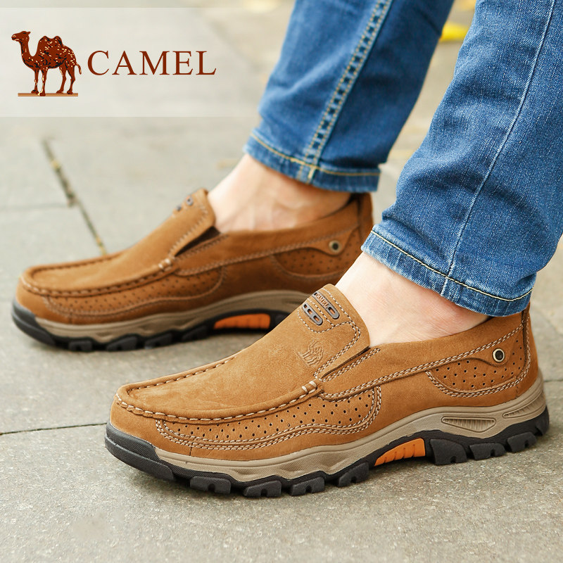 Camel骆驼男鞋 户外运动休闲鞋日常舒适套脚