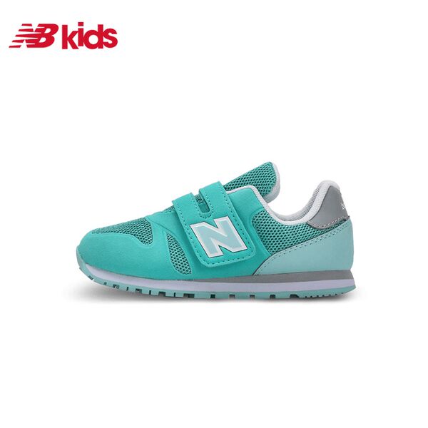 New Balance 男童网鞋 透气网面中大童儿童运动鞋女KA373