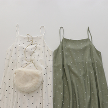 SHOP 少女小清新~波点吊带连衣裙 TOMATO