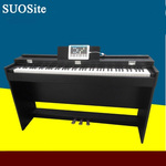 索思特电钢琴88键木纹版标准键盘 智能数码钢琴 成人电子钢琴配重