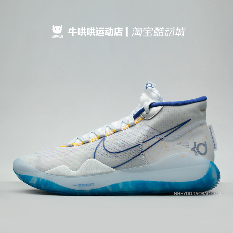 牛哄哄 Nike Zoom KD12 杜兰特12代 白蓝 实战篮球鞋 AR4230-100